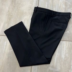 Mens Haggar H26 Black Dress Pants 32 x 30